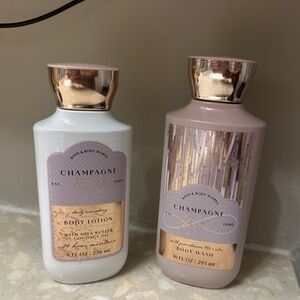 Bath & Body Works Champagne Toast Lotion and Wash Duo